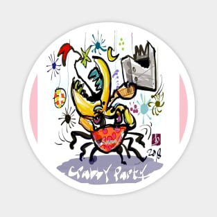 CRABBY PARTY Magnet